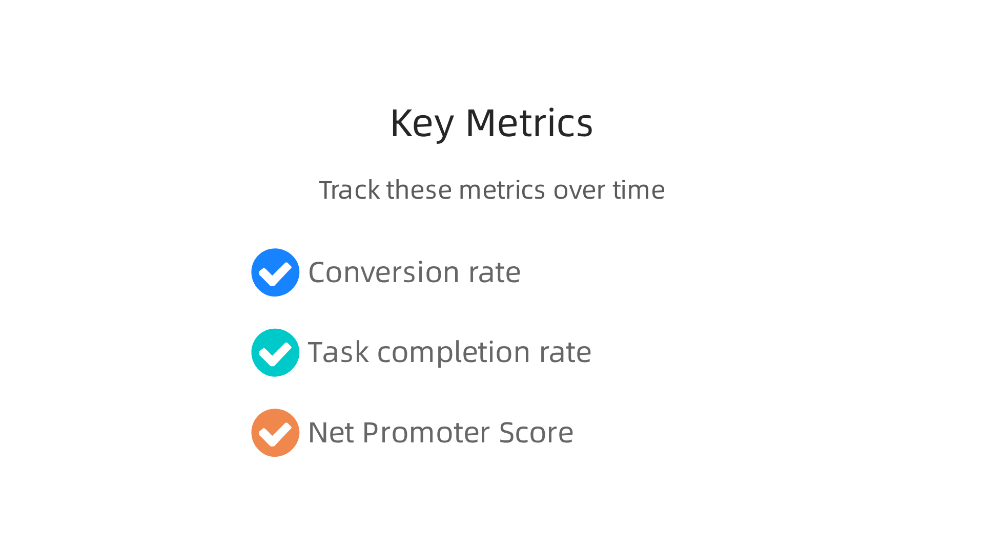 Monitor these key metrics to ensure continuous improvement and measure the impact of UI/UX changes.