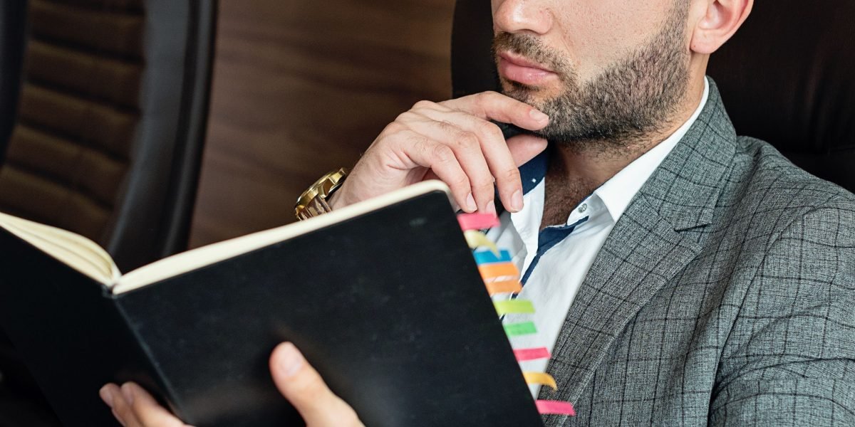 An entrepreneur or business owner considering their next steps for growth and looking for services.