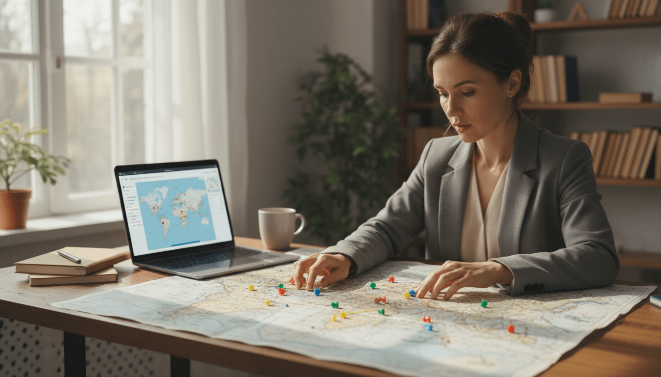 Weblish Entrepreneur Strategizing Multi-Location Business Growth