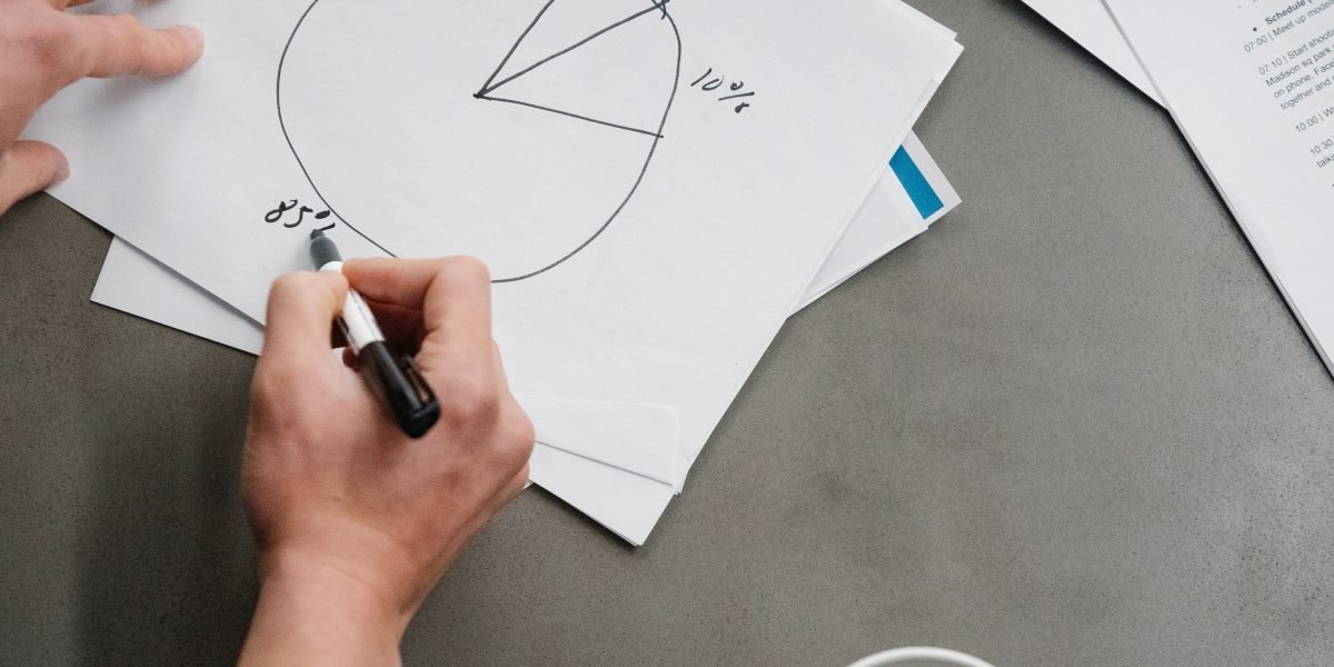 A person reviewing a detailed project plan, symbolizing the structured approach to website redesign.