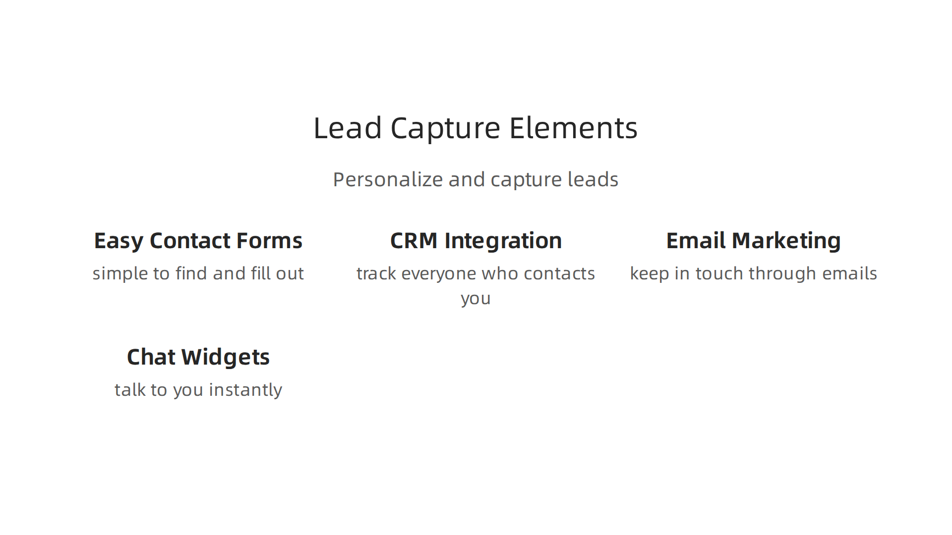 Strategies for personalizing websites and integrating tools to capture new leads effectively.