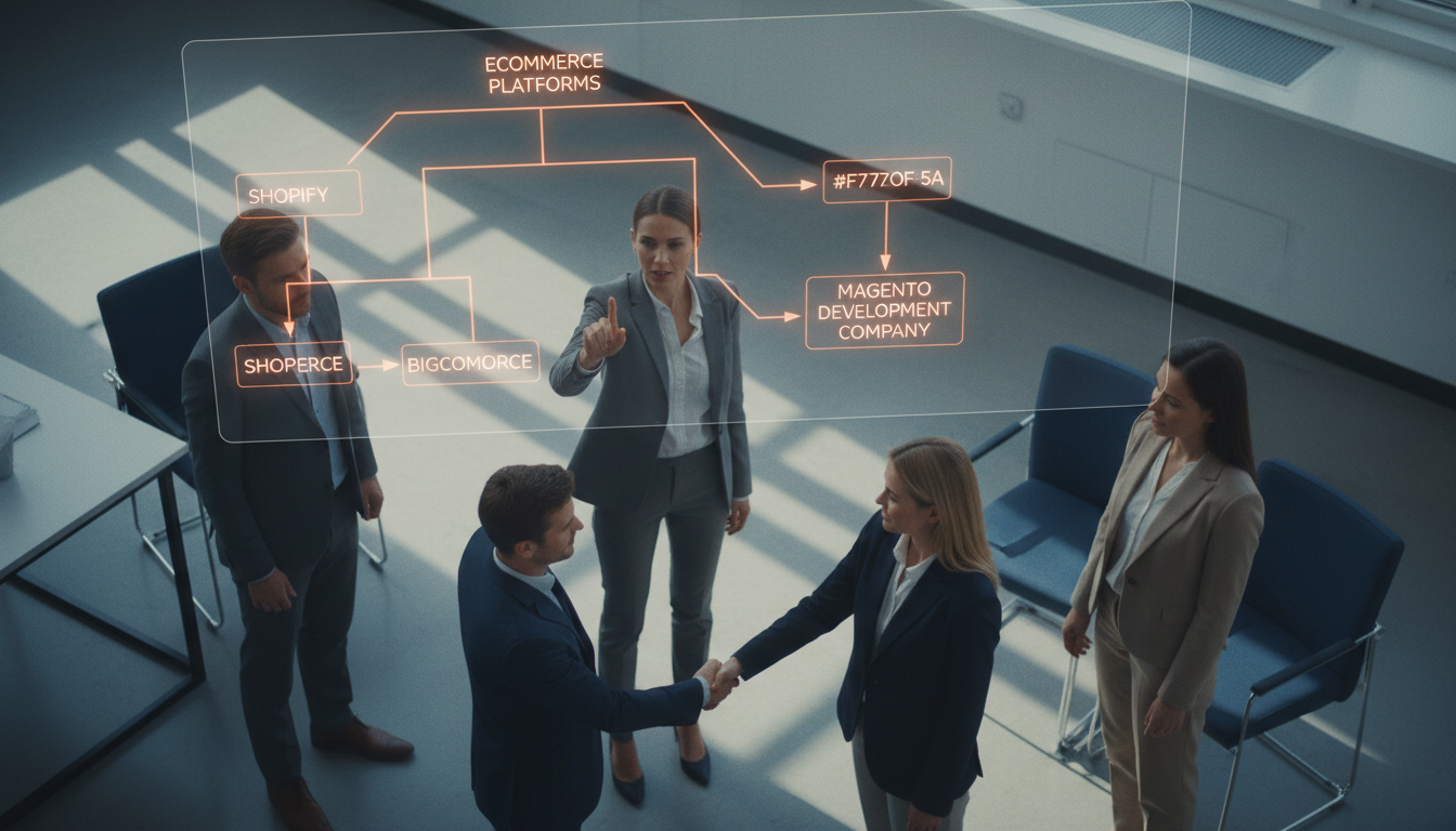 weblish.io Team Navigates Ecommerce Platforms, Shaking Hands on Strategic Decisions