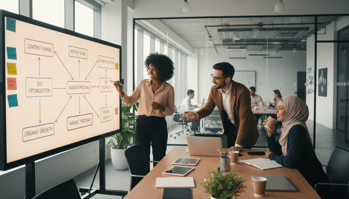 Weblish Team Aligning Content Marketing and SEO for Strategy