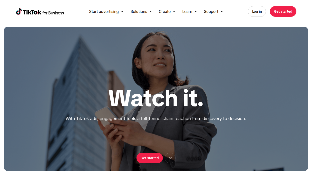 TikTok For Business provides essential resources and tools for companies advertising on the platform, crucial for tracking and optimizing ROI.