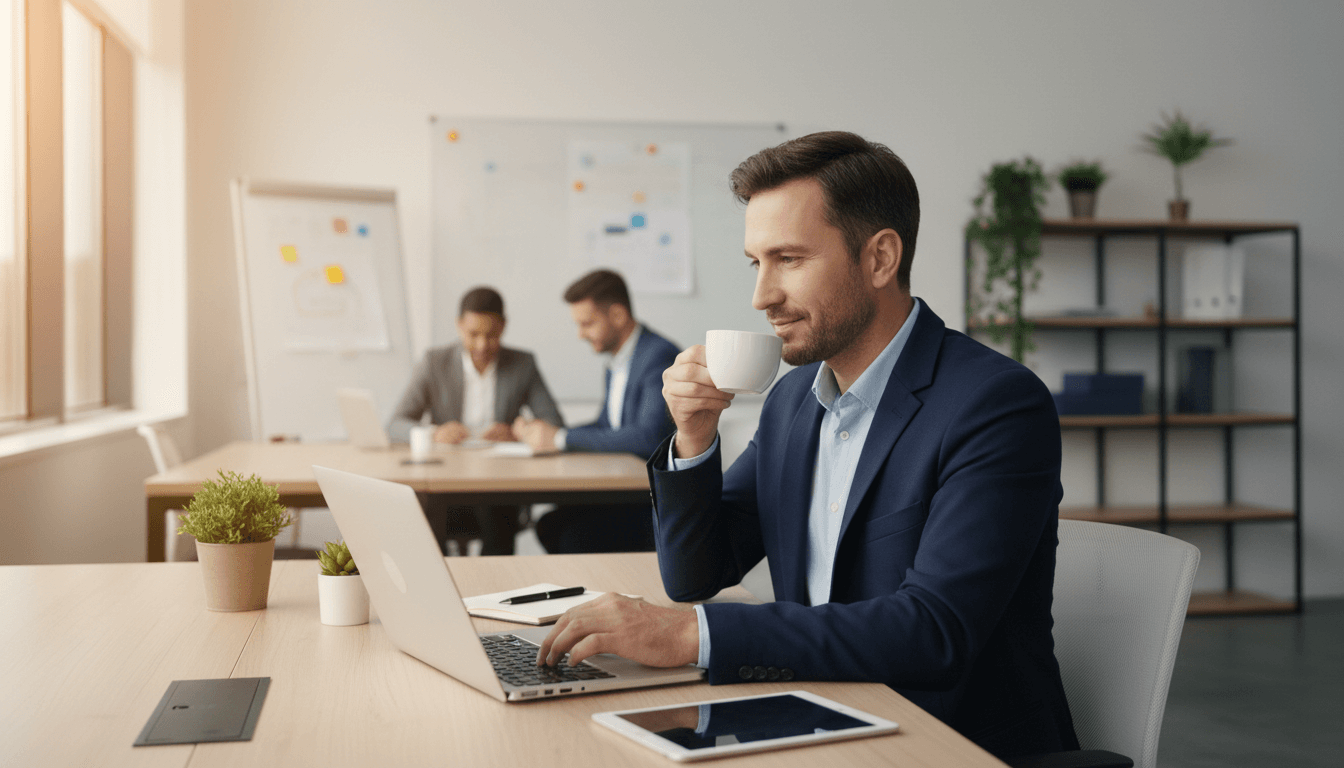 Weblish Business Owner Enjoying Peace of Mind with Professional WordPress Maintenance