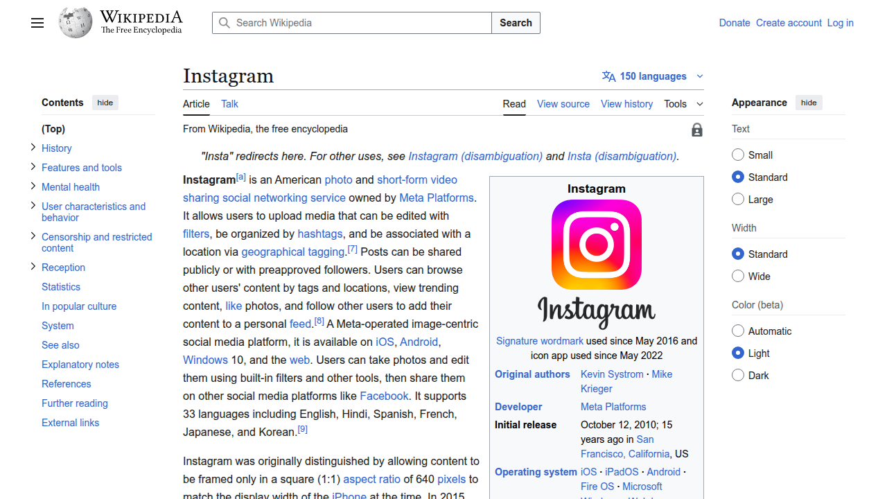 Weblish Insight: Visualizing an Instagram Creator Profile
